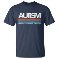 Retro Autism Awareness Acceptance T Shirt