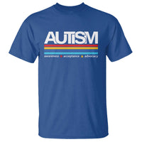 Retro Autism Awareness Acceptance T Shirt