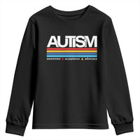 Retro Autism Awareness Acceptance Youth Sweatshirt