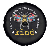 Autism Awareness Spare Tire Cover In A World Where You Can Be Anything Bee Kind Puzzle Pieces