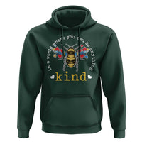 Autism Awareness Hoodie In A World Where You Can Be Anything Bee Kind Puzzle Pieces