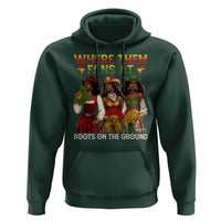 Where Them Fans At Boots On The Ground Hoodie Black African American Cowgirl Western Country Rodeo - Wonder Print Shop