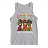 Where Them Fans At Boots On The Ground Tank Top Black African American Cowgirl Western Country Rodeo - Wonder Print Shop