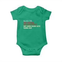Melanin Poppin Black Girl Pride Baby Onesie Funny Juneteenth Saying Afro Black Women Queen