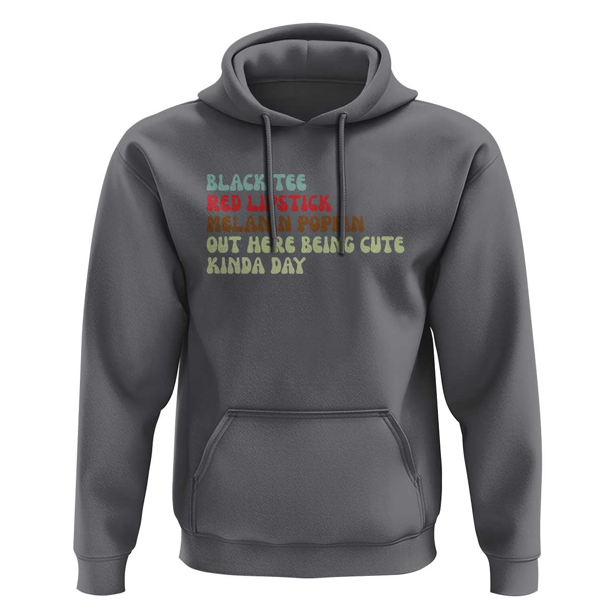 Melanin Poppin Black Girl Pride Hoodie Funny Juneteenth Saying Afro Black Women Queen