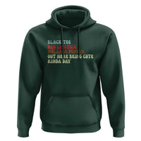Melanin Poppin Black Girl Pride Hoodie Funny Juneteenth Saying Afro Black Women Queen