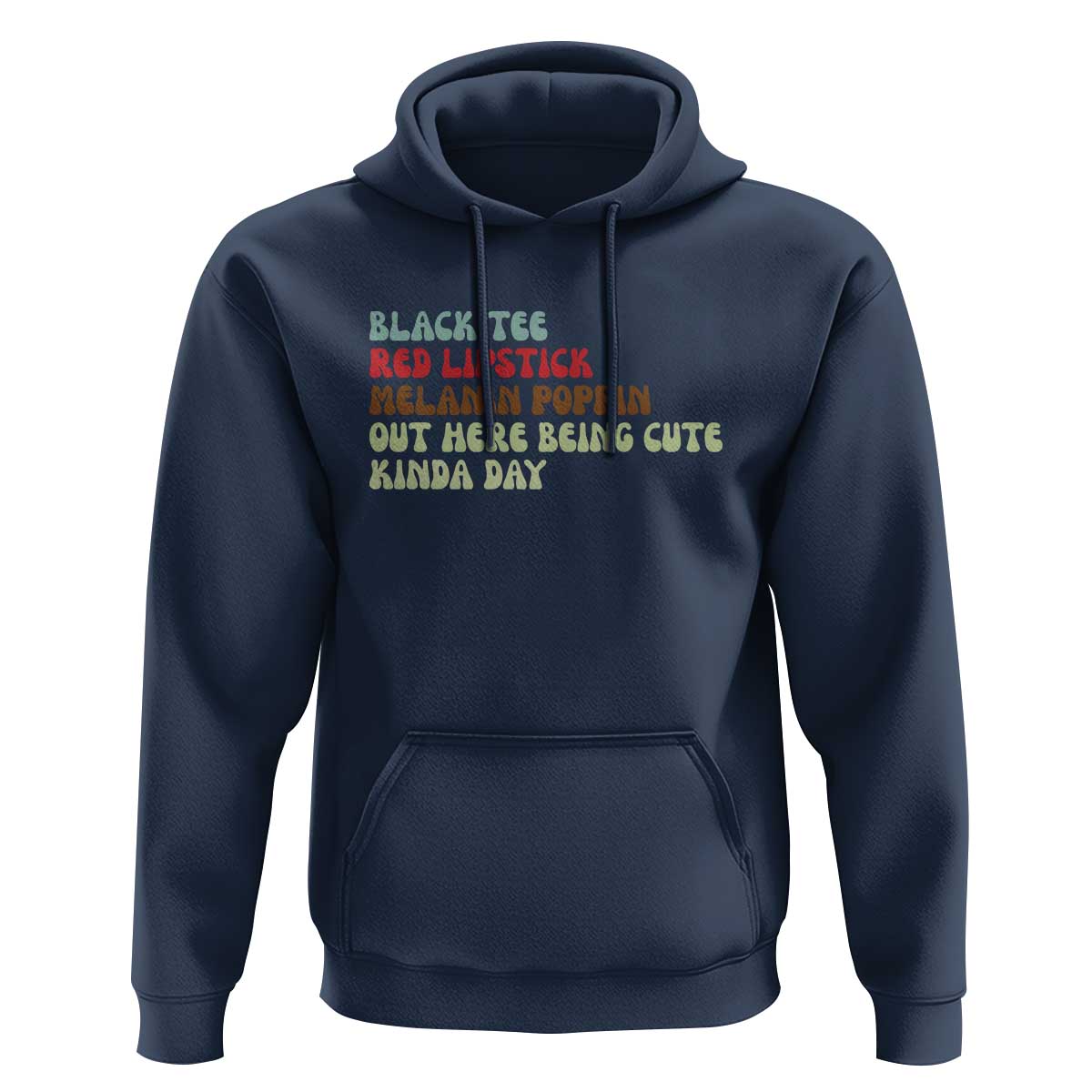 Melanin Poppin Black Girl Pride Hoodie Funny Juneteenth Saying Afro Black Women Queen