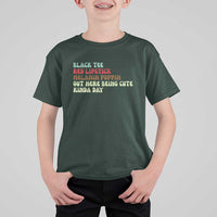 Melanin Poppin Black Girl Pride T Shirt For Kid Funny Juneteenth Saying Afro Black Women Queen