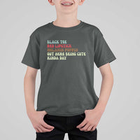 Melanin Poppin Black Girl Pride T Shirt For Kid Funny Juneteenth Saying Afro Black Women Queen