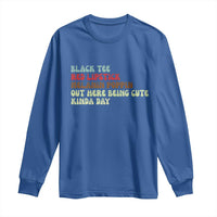Melanin Poppin Black Girl Pride Long Sleeve Shirt Funny Juneteenth Saying Afro Black Women Queen