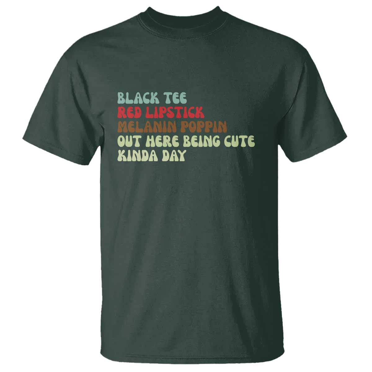 Melanin Poppin Black Girl Pride T Shirt Funny Juneteenth Saying Afro Black Women Queen