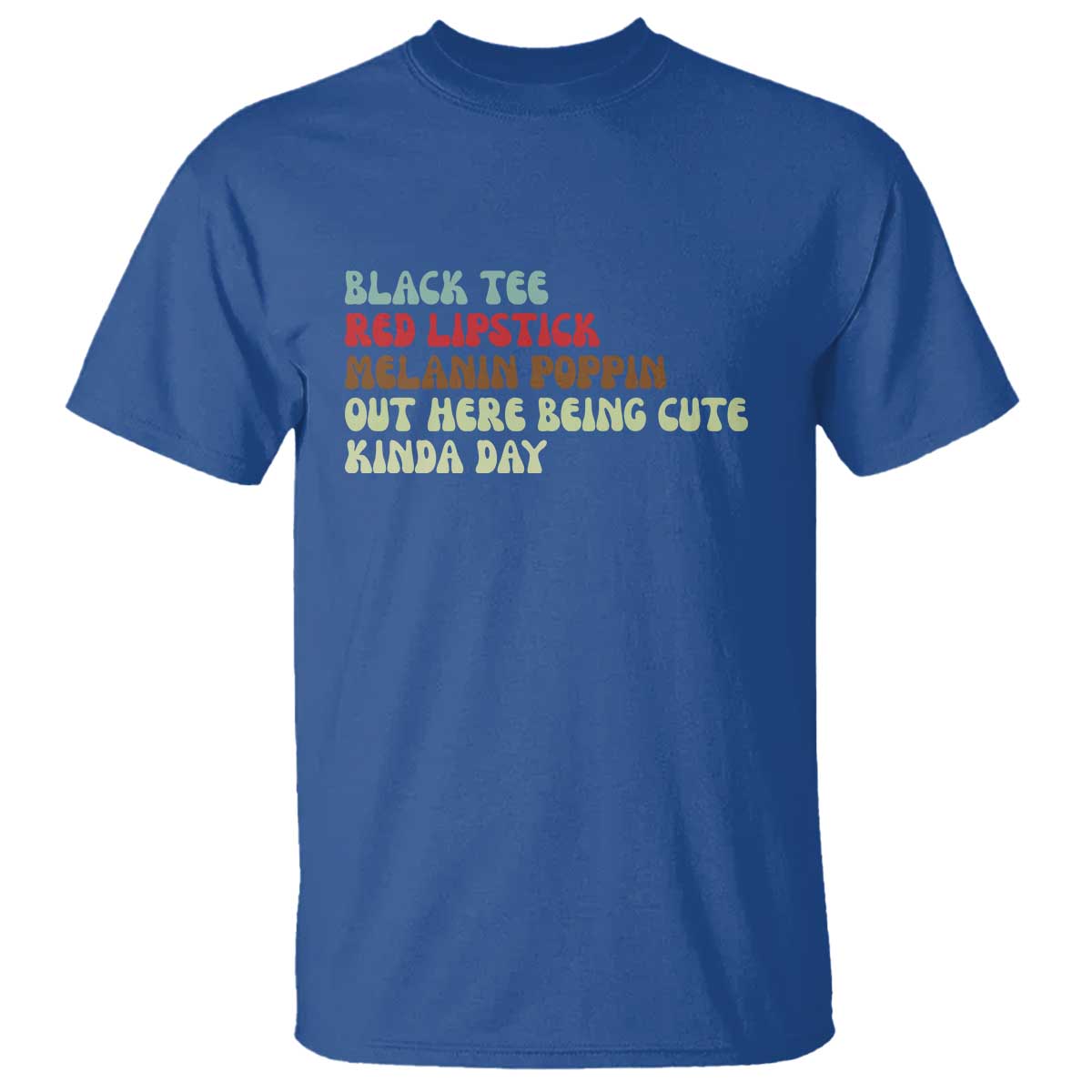 Melanin Poppin Black Girl Pride T Shirt Funny Juneteenth Saying Afro Black Women Queen