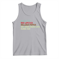 Melanin Poppin Black Girl Pride Tank Top Funny Juneteenth Saying Afro Black Women Queen
