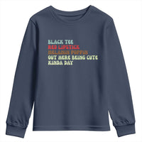 Melanin Poppin Black Girl Pride Youth Sweatshirt Funny Juneteenth Saying Afro Black Women Queen