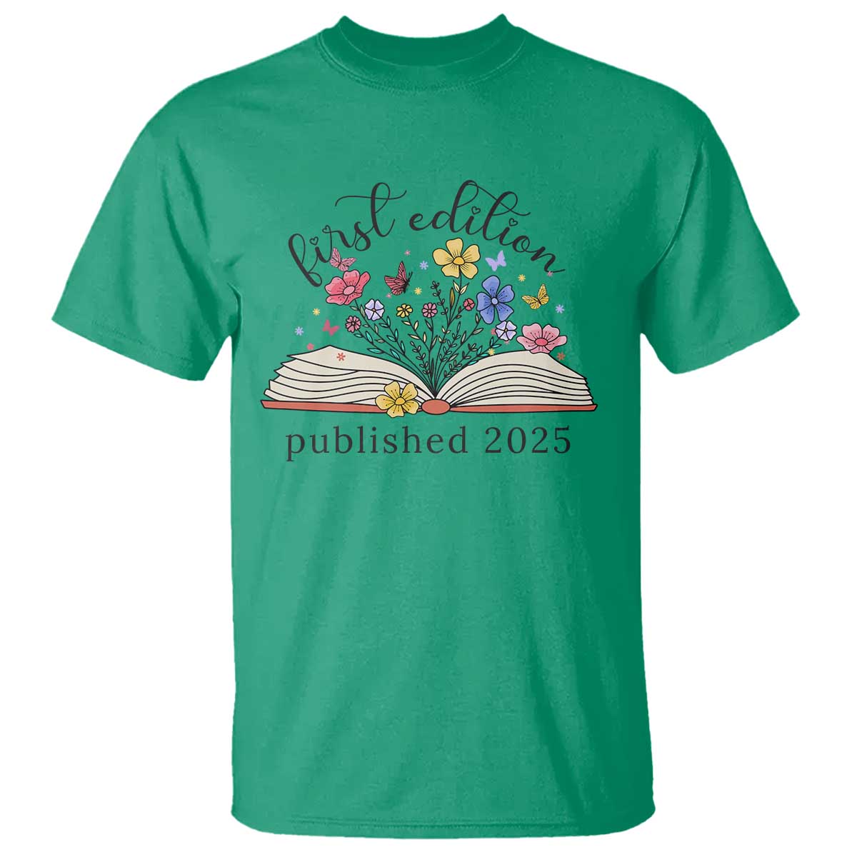 First Edition Published 2025 T Shirt Littlest Bookworm Funny Annoucement Baby Shower
