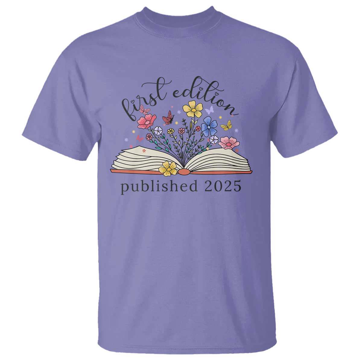 First Edition Published 2025 T Shirt Littlest Bookworm Funny Annoucement Baby Shower