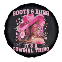 Boots and Bling Its A Cowgirl Thing Western Cowgirl Spare Tire Cover