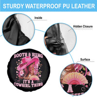 Boots and Bling Its A Cowgirl Thing Western Cowgirl Spare Tire Cover