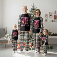 Boots and Bling Its A Cowgirl Thing Western Cowgirl Plaid Pajama Set