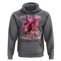 Boots and Bling Its A Cowgirl Thing Western Cowgirl Hoodie