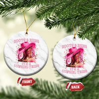 Boots and Bling Its A Cowgirl Thing Western Cowgirl Ceramic Ornament