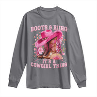 Boots and Bling Its A Cowgirl Thing Western Cowgirl Long Sleeve Shirt