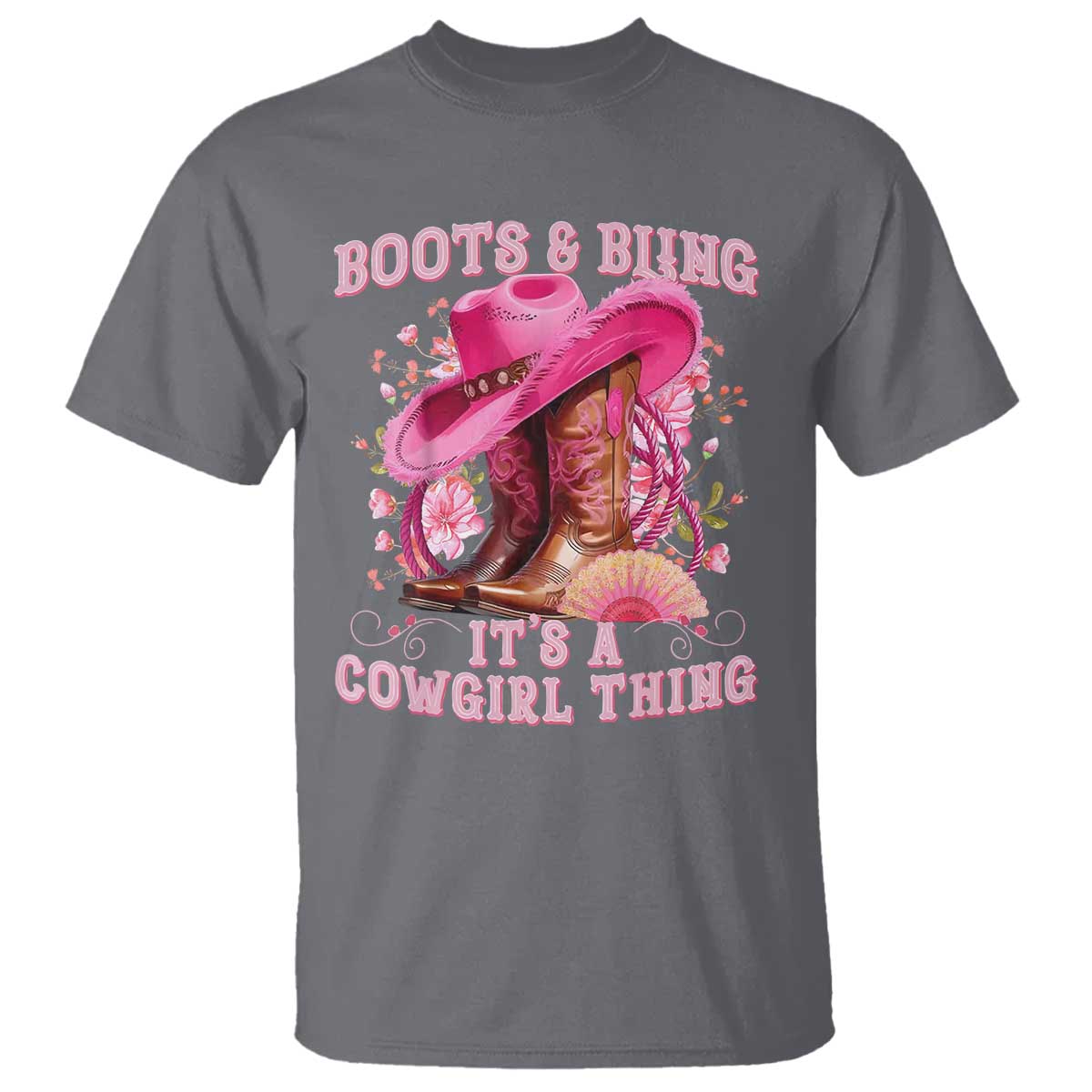 Boots and Bling Its A Cowgirl Thing Western Cowgirl T Shirt