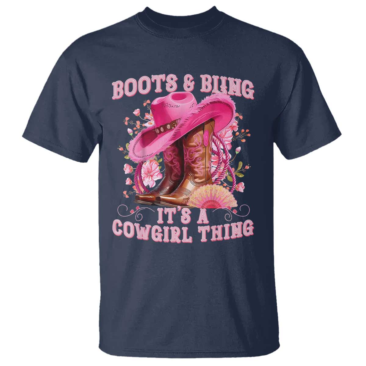 Boots and Bling Its A Cowgirl Thing Western Cowgirl T Shirt