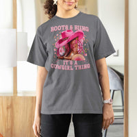 Boots and Bling Its A Cowgirl Thing Western Cowgirl T Shirt For Women