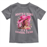 Boots and Bling Its A Cowgirl Thing Western Cowgirl Toddler T Shirt