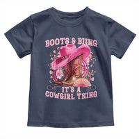 Boots and Bling Its A Cowgirl Thing Western Cowgirl Toddler T Shirt