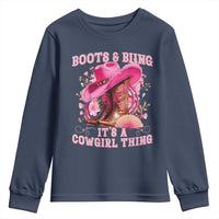 Boots and Bling Its A Cowgirl Thing Western Cowgirl Youth Sweatshirt