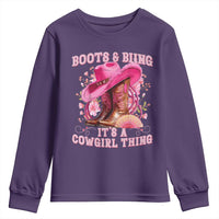 Boots and Bling Its A Cowgirl Thing Western Cowgirl Youth Sweatshirt