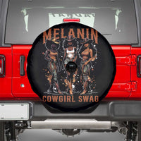 Melanin Cowgirl Swag Spare Tire Cover Black Women Western Pride