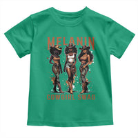 Melanin Cowgirl Swag Toddler T Shirt Black Women Western Pride