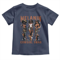 Melanin Cowgirl Swag Toddler T Shirt Black Women Western Pride