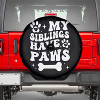 Protected By Dog Spare Tire Cover My Siblings Have Paws Funny Baby Shower Gift