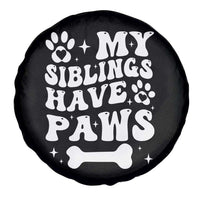 Protected By Dog Spare Tire Cover My Siblings Have Paws Funny Baby Shower Gift