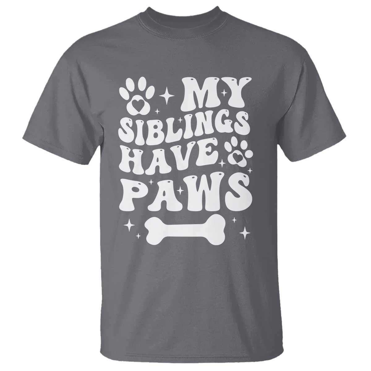 Protected By Dog T Shirt My Siblings Have Paws Baby Shower Gift