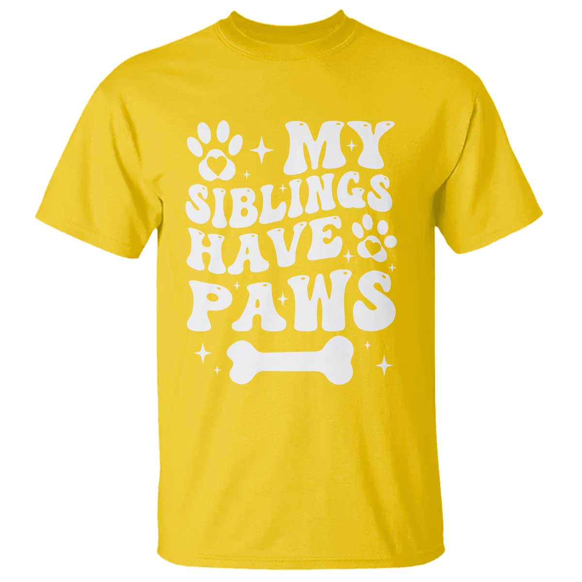 Protected By Dog T Shirt My Siblings Have Paws Baby Shower Gift