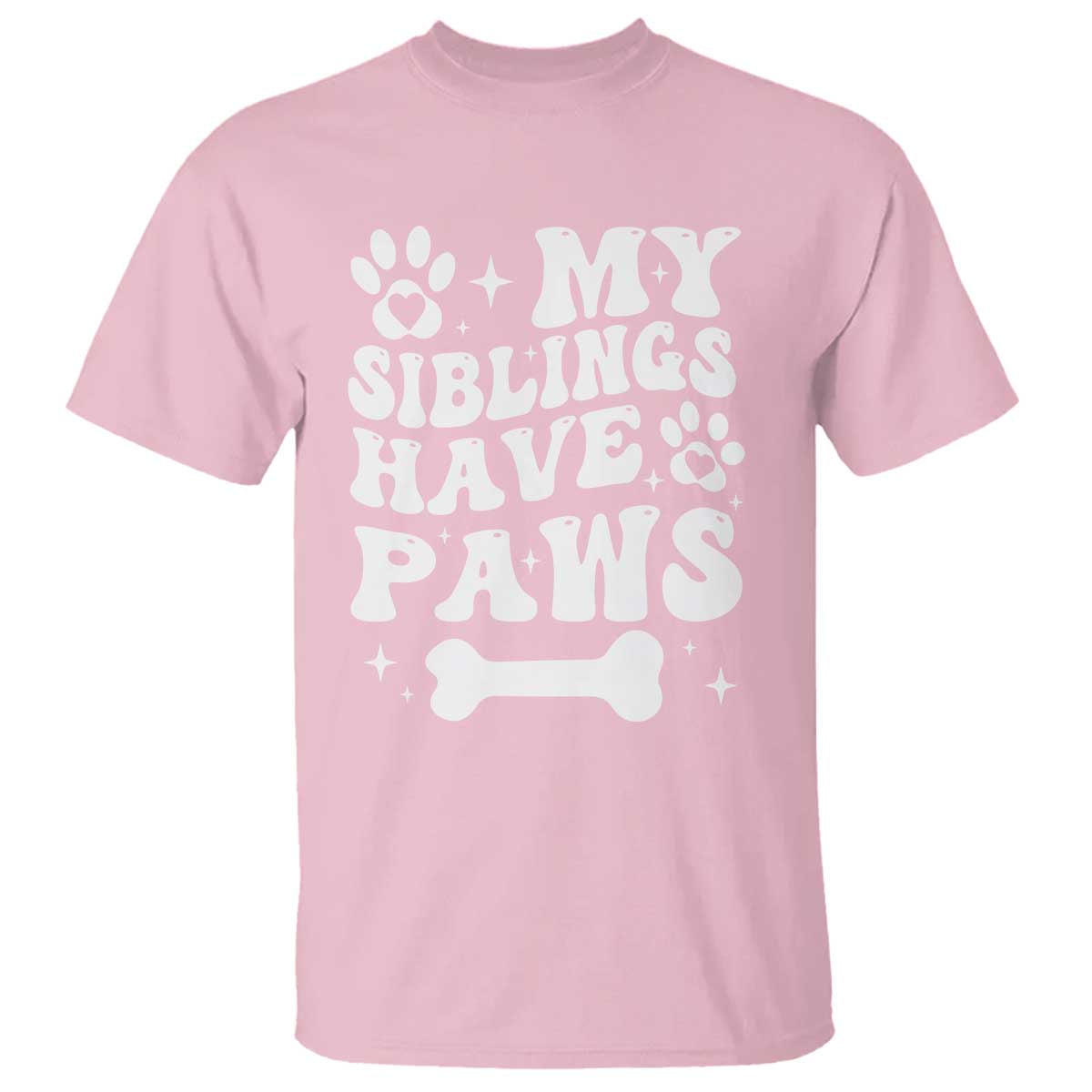 Protected By Dog T Shirt My Siblings Have Paws Baby Shower Gift