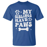 Protected By Dog T Shirt My Siblings Have Paws Baby Shower Gift