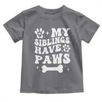 Protected By Dog Toddler T Shirt My Siblings Have Paws Baby Shower Gift