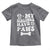 Protected By Dog Toddler T Shirt My Siblings Have Paws Baby Shower Gift