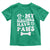 Protected By Dog Toddler T Shirt My Siblings Have Paws Baby Shower Gift