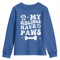 Protected By Dog Youth Sweatshirt My Siblings Have Paws Baby Shower Gift