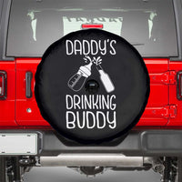 Daddy's Drinking Buddy Spare Tire Cover Funny Baby Shower Infants Outfit Newborn Gift
