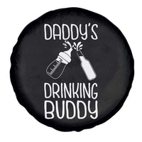 Daddy's Drinking Buddy Spare Tire Cover Funny Baby Shower Infants Outfit Newborn Gift
