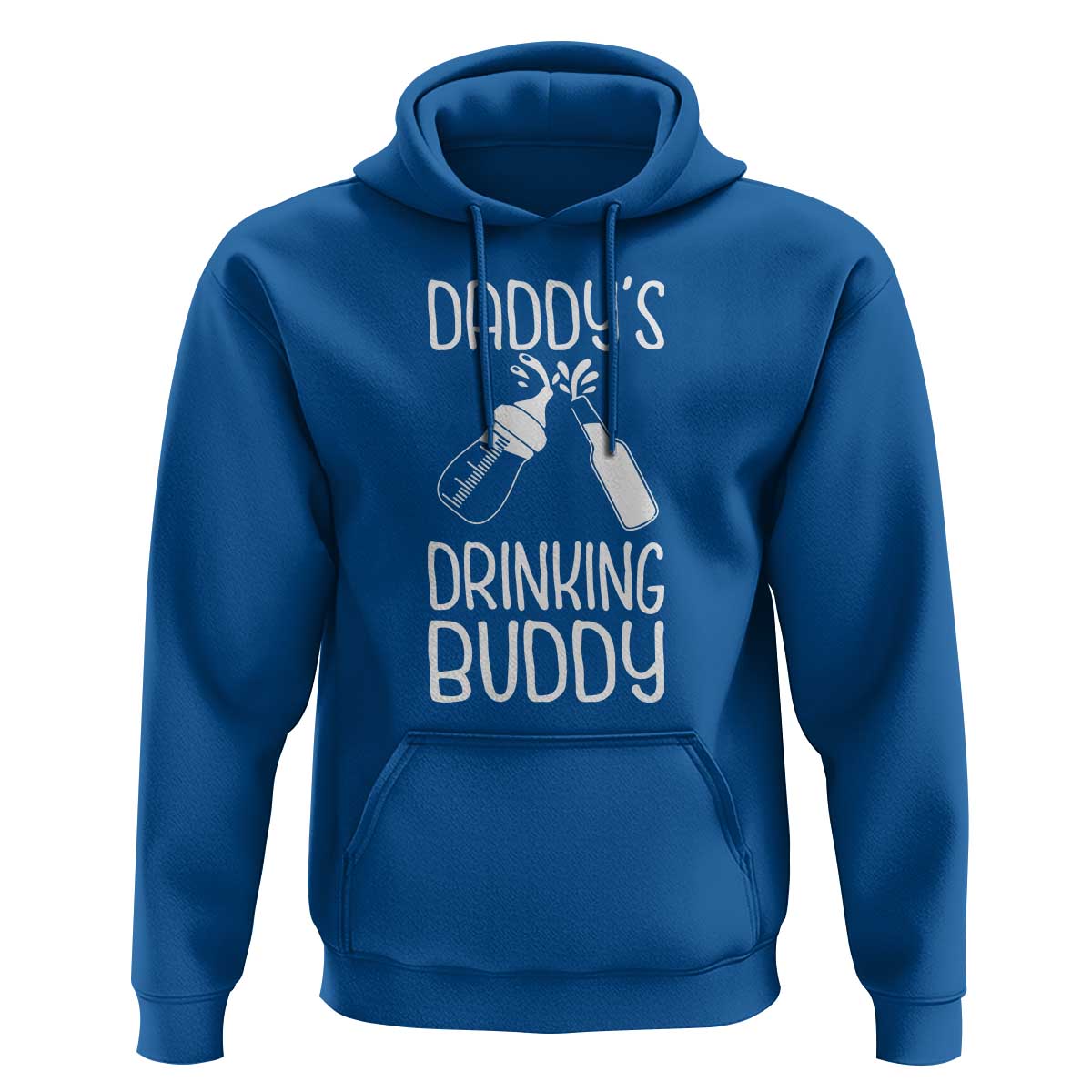 Daddy's Drinking Buddy Hoodie Funny Baby Shower Infants Outfit Newborn Gift