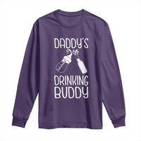 Daddy's Drinking Buddy Long Sleeve Shirt Funny Baby Shower Infants Outfit Newborn Gift